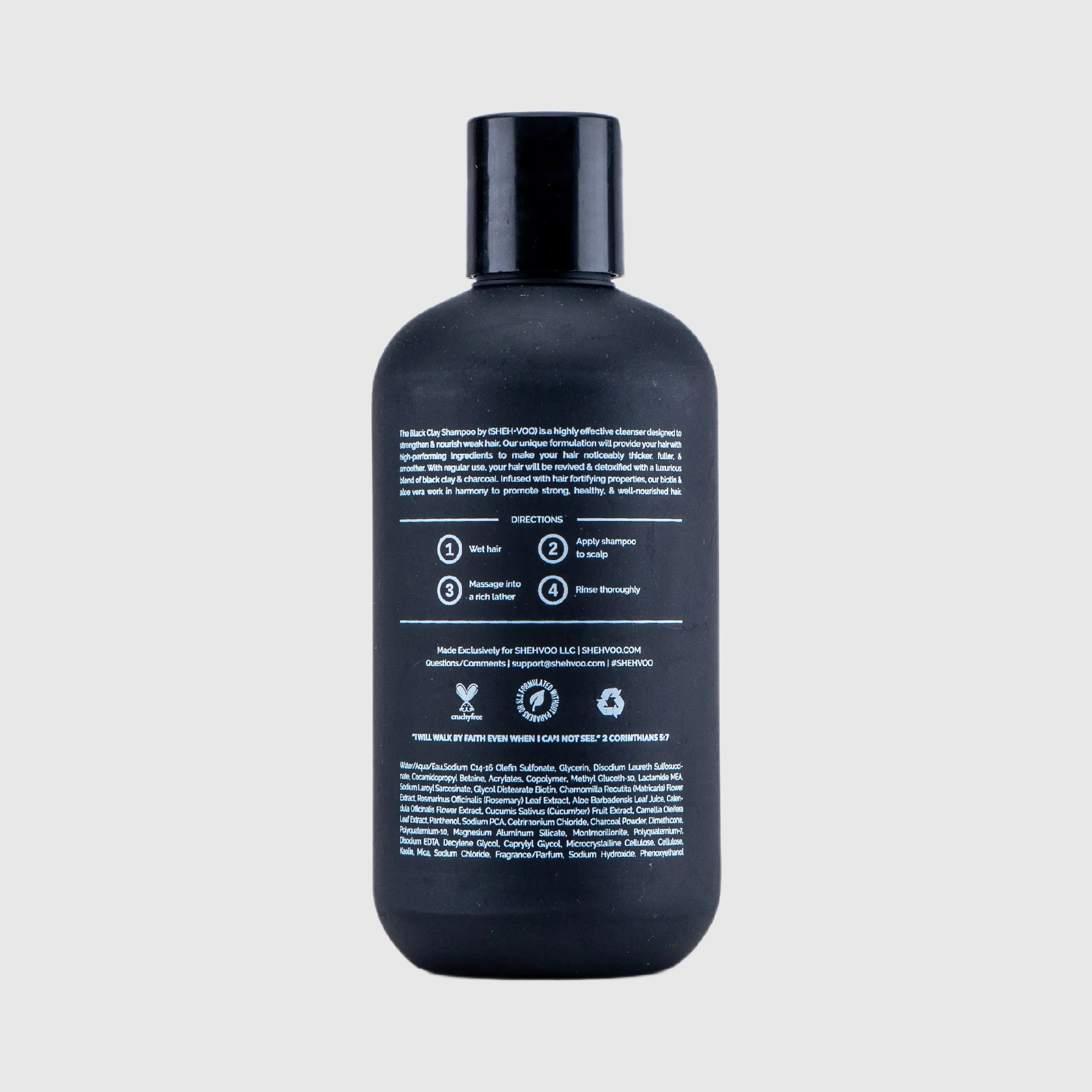 (SHEH·VOO) Black Clay Shampoo